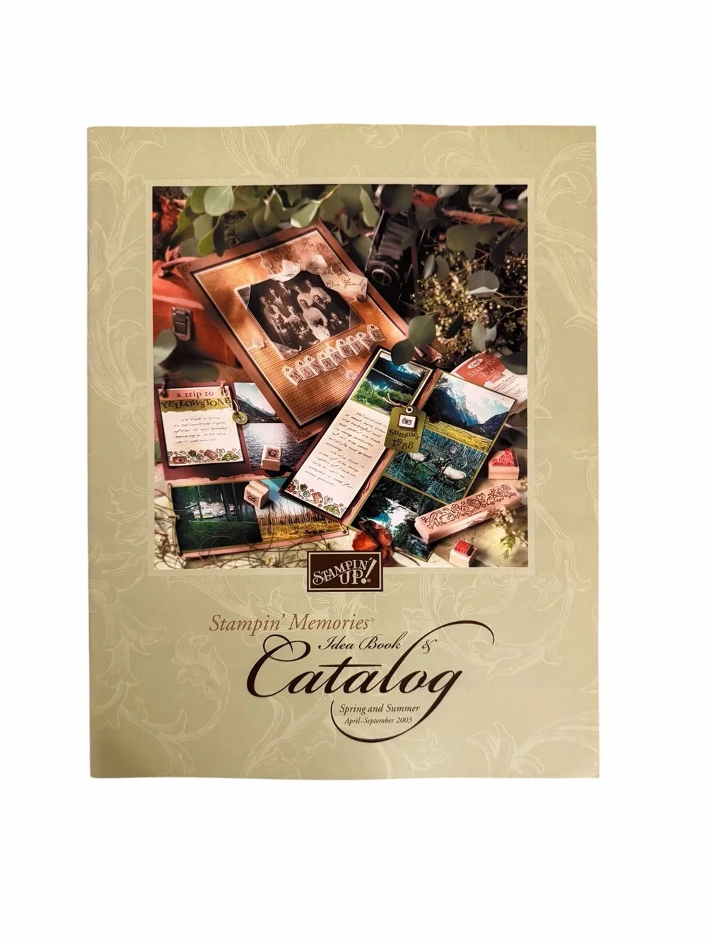3 Stampin' Up! Idea Book & Catalogs from 2002, 2003 & 2004